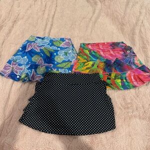 Dona Jo bundle of 3 skorts , size medium